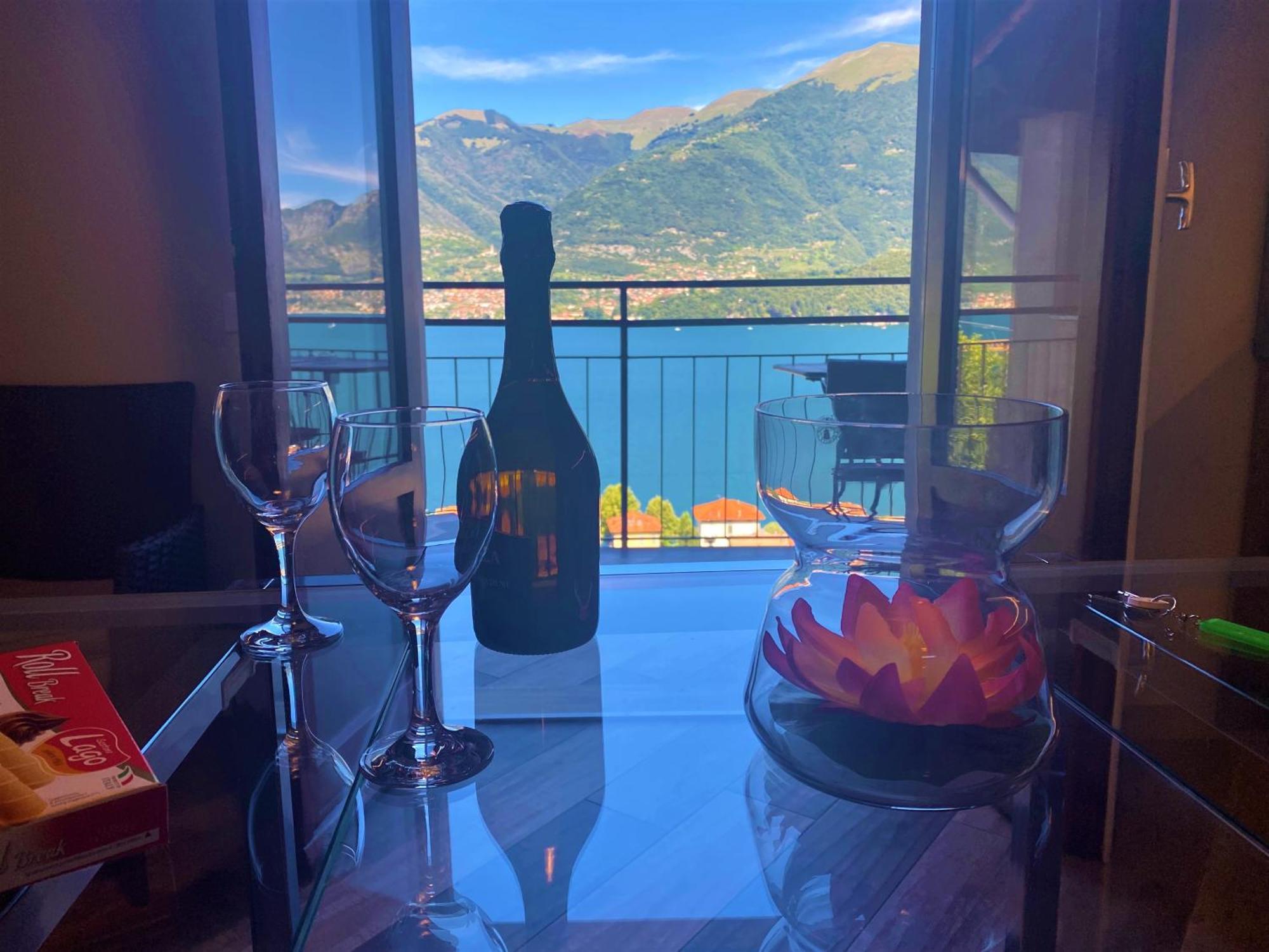 Il Bellavista Lägenhet Lezzeno Rum bild